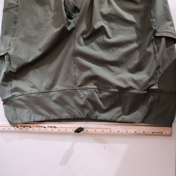 Torrid Active Leggings With Side Pockets Dots Plus Size 5 Olive Green - Picture 9 of 16